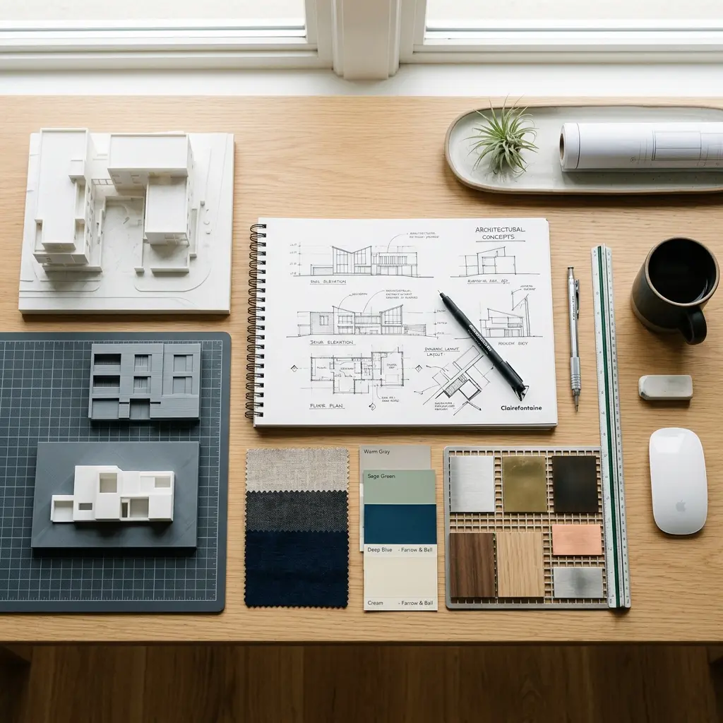 Design study moodboard